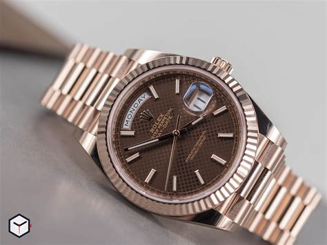 rolex president chocolate|Rolex ref 228235 price.